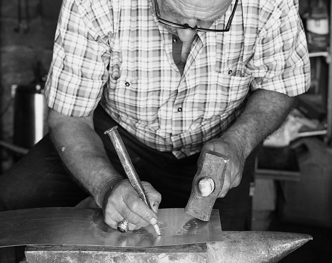 A master silversmith at work in his Grand Bazaar atelier, Istanbul.