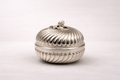 Silver-plated Bektashi bonbonniere with hand-engraved inlay detailing, handcrafted in Istanbul's Grand Bazaar