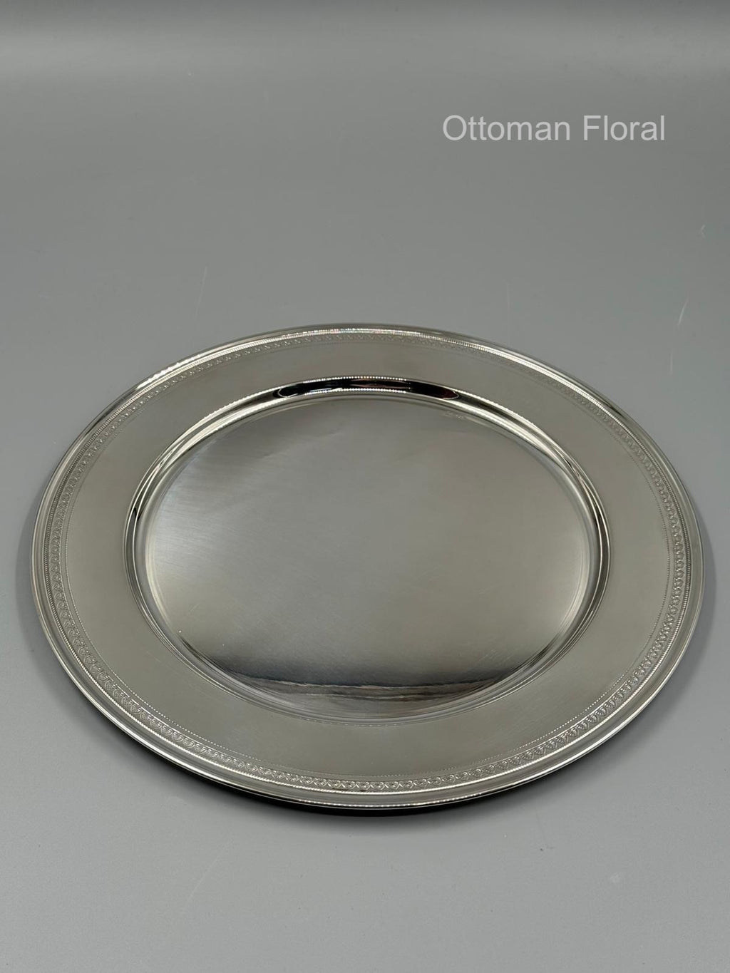 Elegance Placemat — handcrafted silver-plated placemat, Istanbul Grand Bazaar