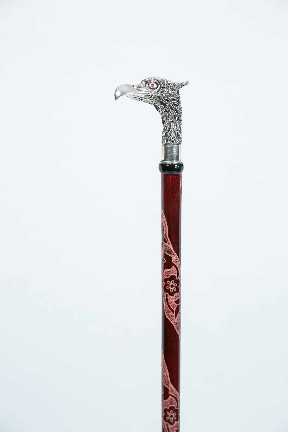 Eagle Head Cane - Sterling Silver