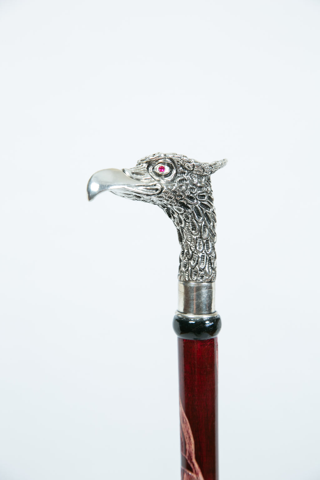 Eagle Head Cane - Sterling Silver