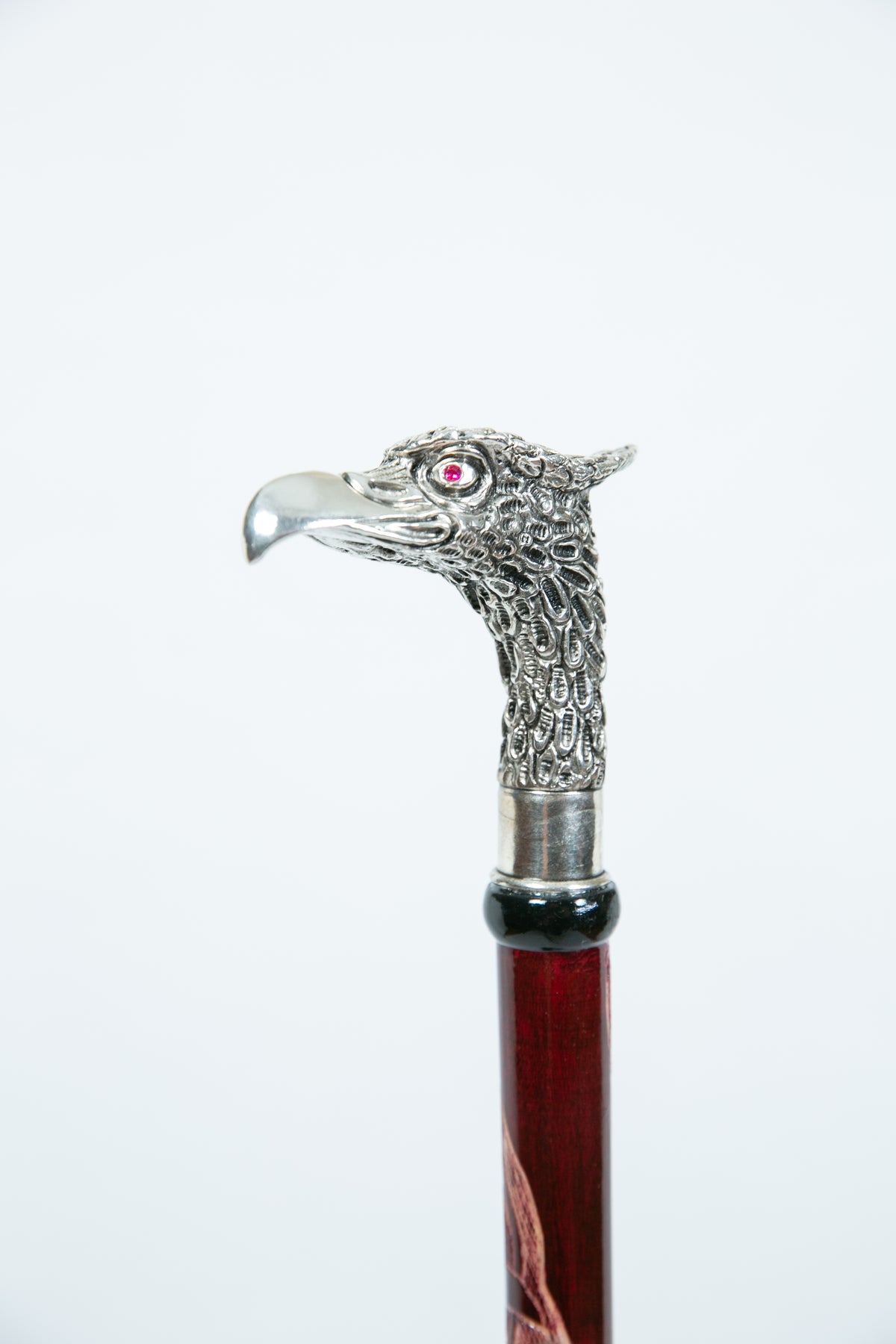Eagle Head Cane - Sterling Silver