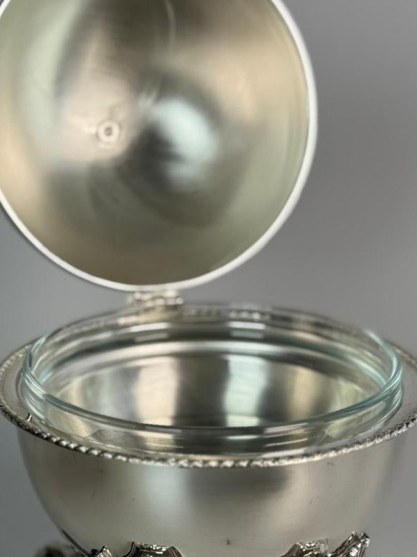 Globe Caviar Server — handcrafted silver-plated caviar server, Istanbul Grand Bazaar