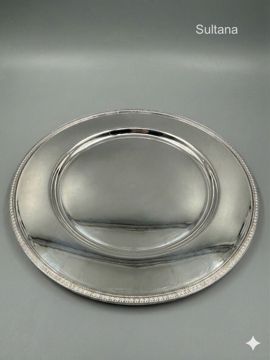 Elegance Placemat — handcrafted silver-plated placemat, Istanbul Grand Bazaar