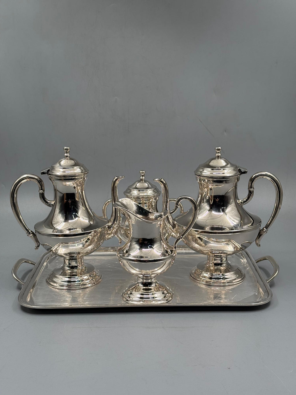 Modern Tea & Coffee Service — handcrafted silver-plated tea and coffee service, Istanbul Grand Bazaar