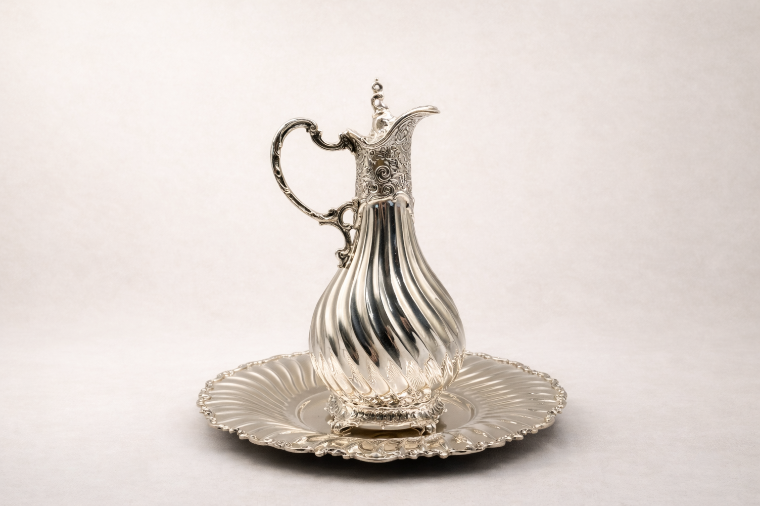 Ottoman Baroque Ewer & Basin Set