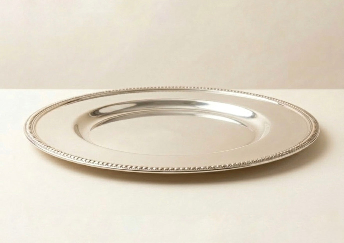 Elegance Placemat — handcrafted silver-plated placemat, Istanbul Grand Bazaar