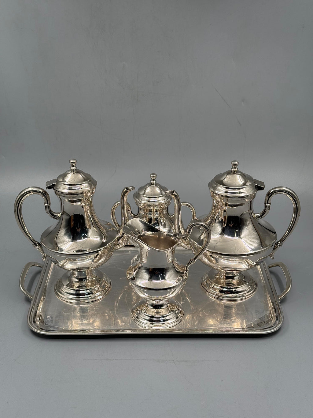 Modern Tea & Coffee Service — handcrafted silver-plated tea and coffee service, Istanbul Grand Bazaar
